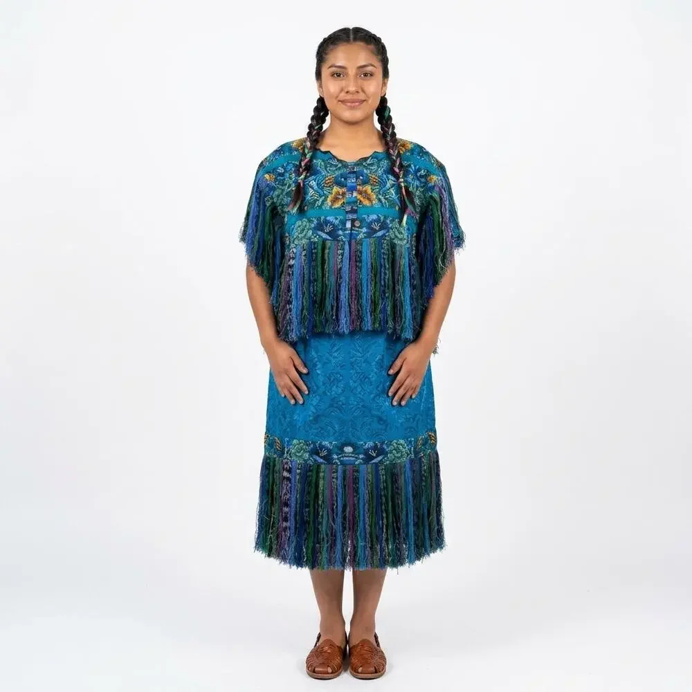 Cape huipil  only One of a kind one size SEE measurements one size fits all